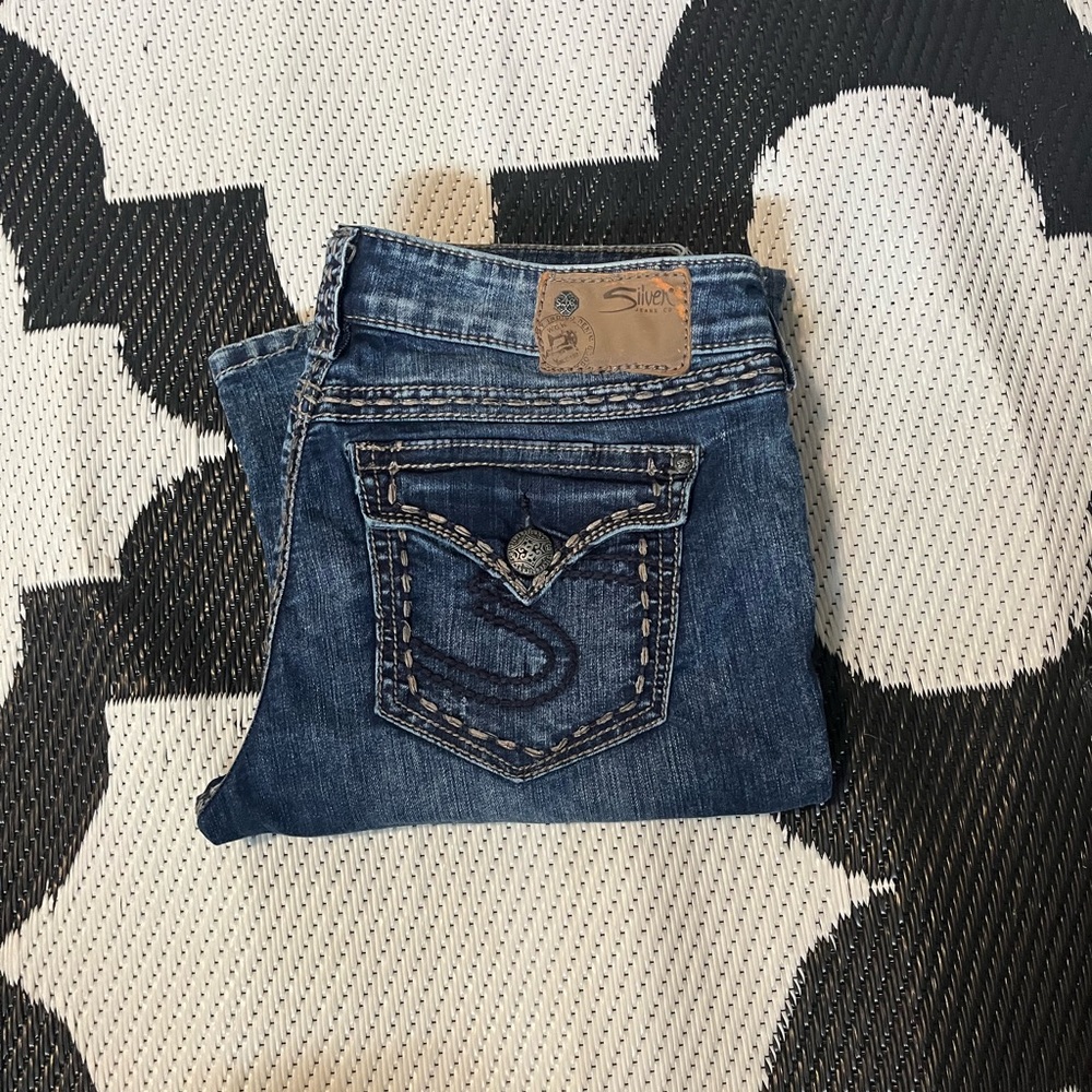 Silver Jeans Co Berkley Surplus wide leg jeans W29 L33 Womens